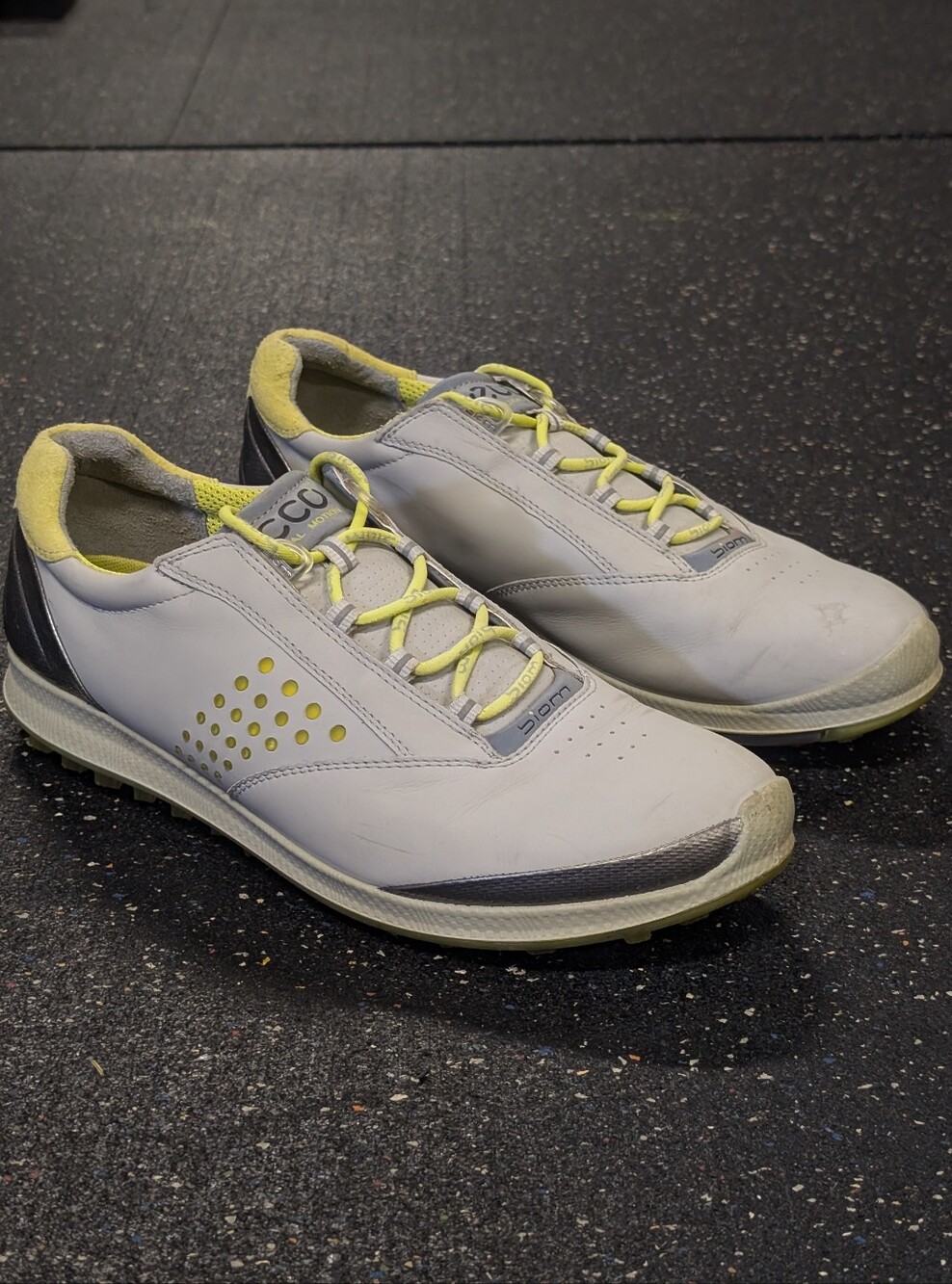 Ecco Biom Natural Motion Women's Golf Shoes Size EU 41 US 10-10.5 Gray Green